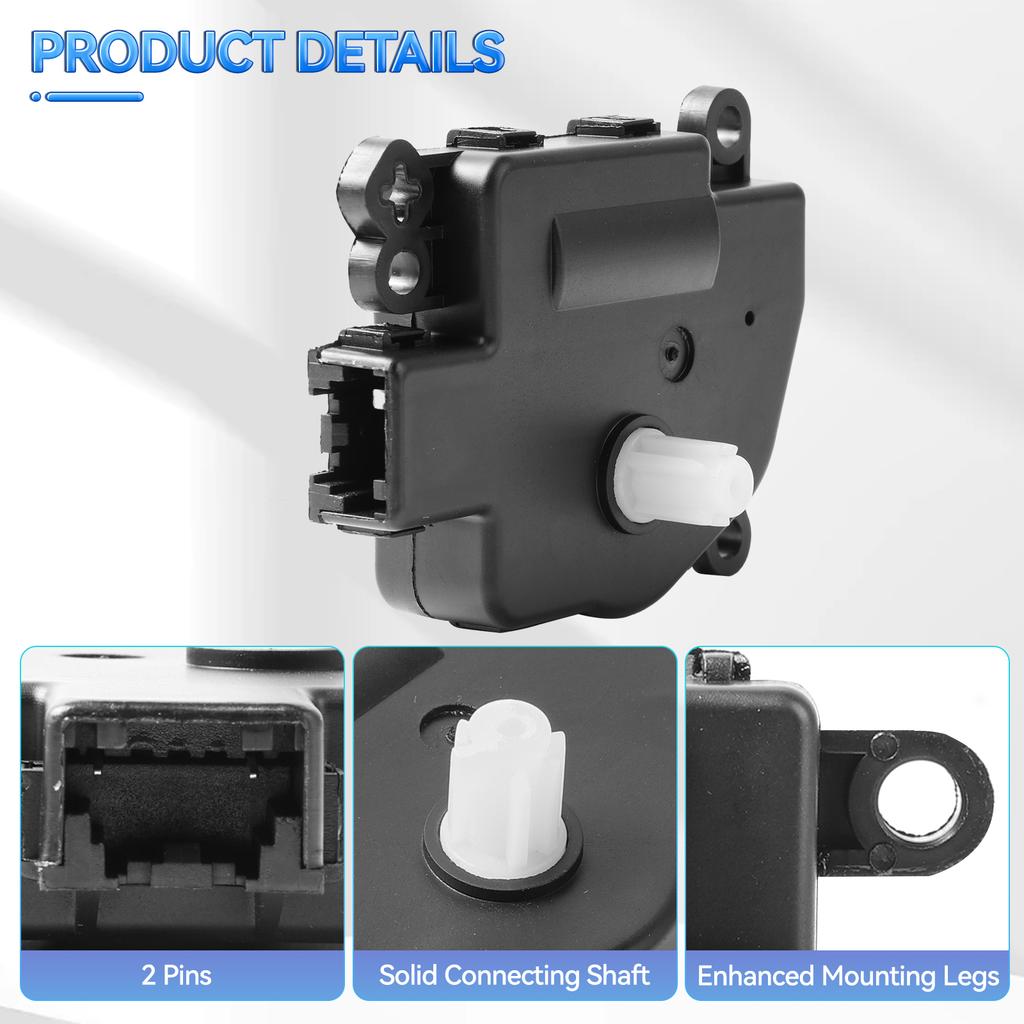 HVAC Air Blend Door Actuator For Chrysler Dodge Avenger Journey Ram ProMaster 3500 Jeep Compass Wrangler 2008-2021 68018109AA