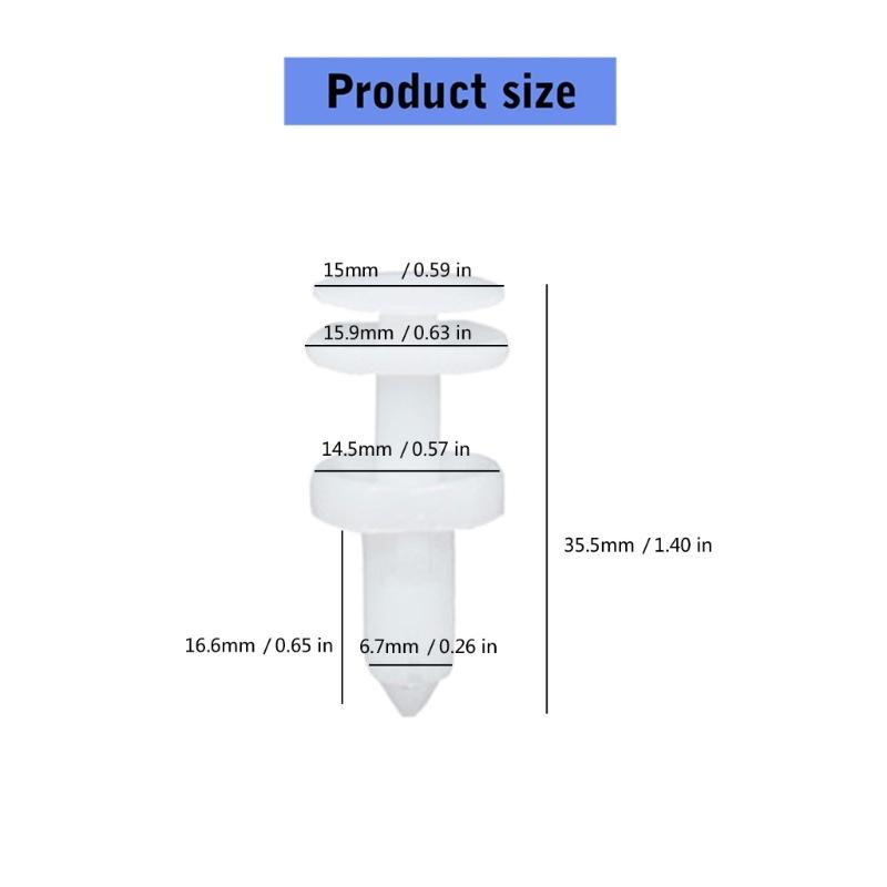 20x Time Saving Car Trim Installation Clips Secure Snap Fit Design Premium Plastic Interior Accessories For C1500 C2500
