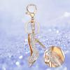 Key Chain Holder   Keychain   Alloy Rhinestone High Heel Key  Pink