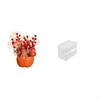 Artificial Flower Bonsai Decoration for Chinese Year with Modern Acrylic Toilet Paper Storage