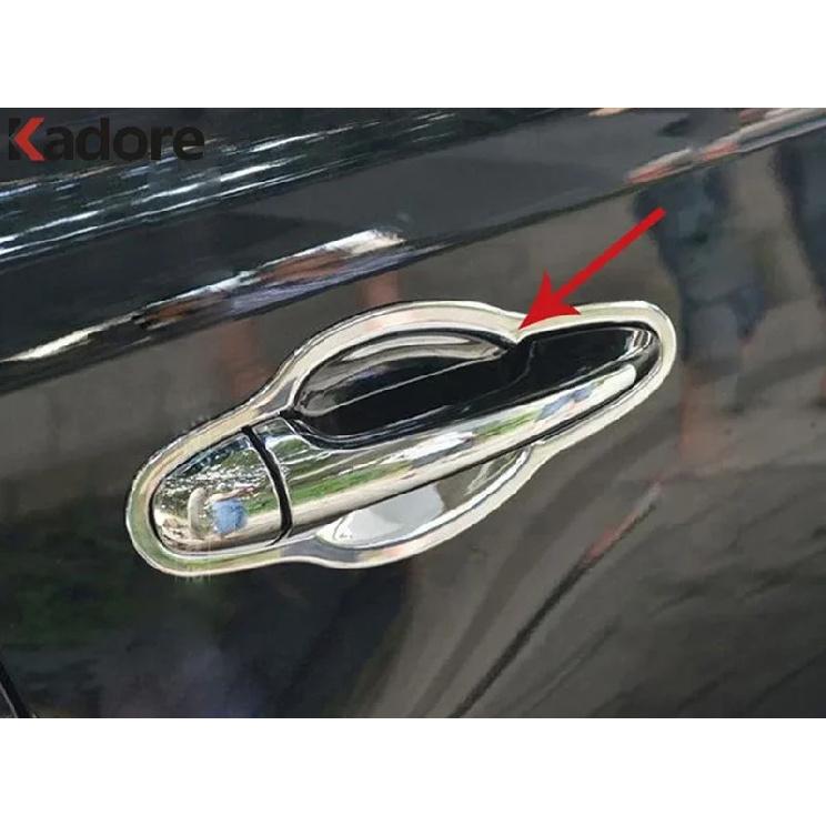 For Toyota RAV4 RAV 4 2013 2014 2015 Chrome Car Side Door Handle Cup Bowl Cover Trim Accessories