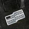 1pc Fit Stainless Steel Car Floor Mats with Screws, Anti-Slip Pedal Repair Pad, Wide Metal Foot Pedal for Vehicle Driving