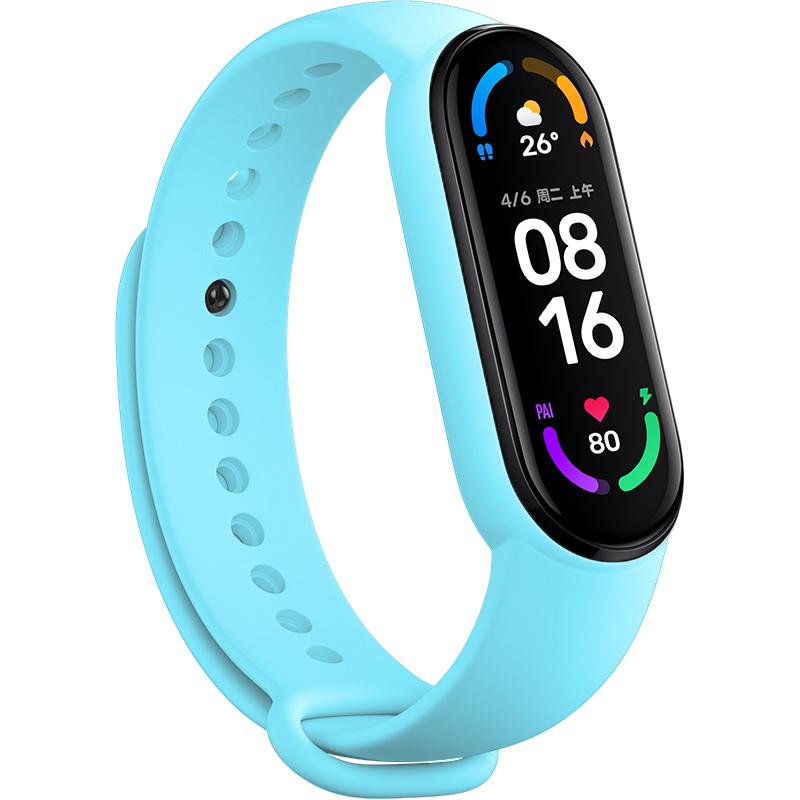 Strap for Xiaomi Mi Band 6 7 Bracelet Sport Silicone Watch Wristband Miband Band6 Band4 Correa For Xiaomi Mi Band 3 4 5 7 Straps