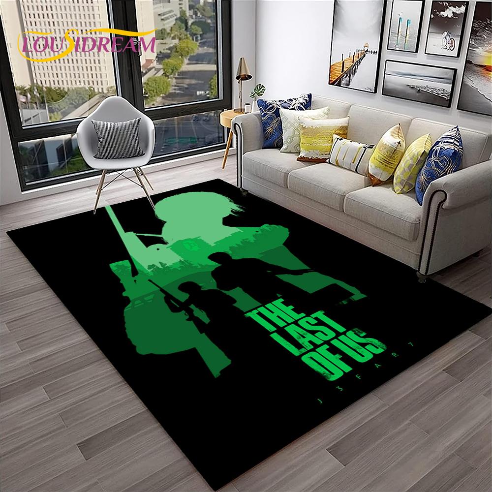The Last of Us Horrorspiel Pedro TV Teppich Teppich für Zuhause Wohnzimmer Schlafzimmer Sofa Fußmatte Dekor,Kinderbereich Teppich Rutschfeste Bodenmatte