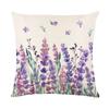 Polyester Material Cushion Cover Lavender Style Pattern Home Decor Pillowcase  Home Decor
