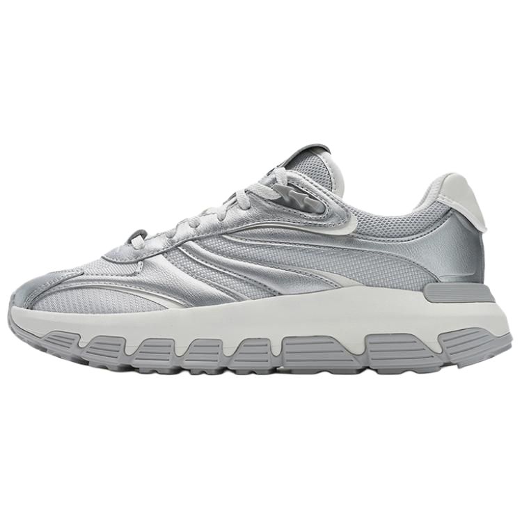 FILA Ribbon Versatile Comfortable Low-Top Casual Shoes Women sneaker Silver F12W523107FSL