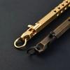 Portable Brass Pen Retro Bolt Action Ballpoint Pen Medium Point 1.0mm Smooth Writing Signature Pen