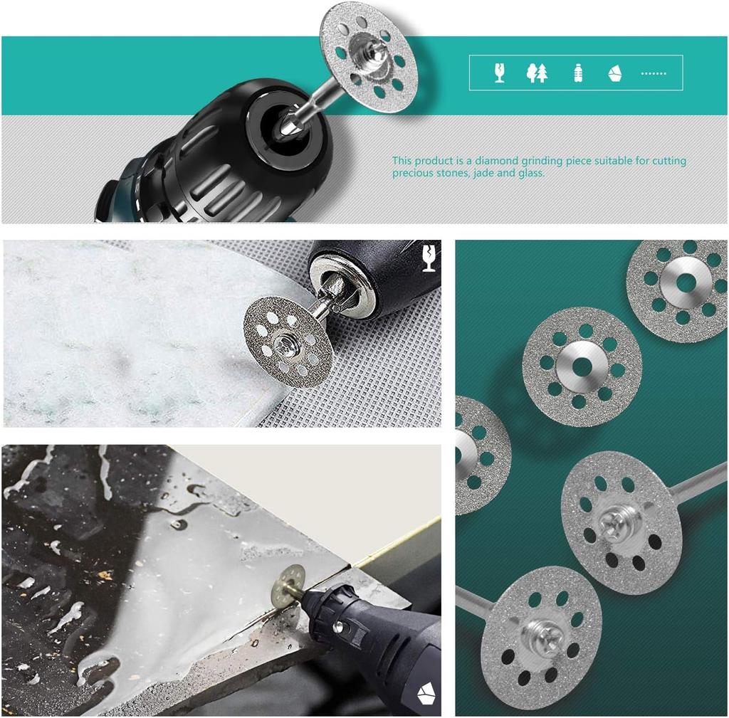 Cutting Wheel Set Compatible with Plastic 31pcs for Rotary Tool