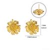 Titanium Steel Stud Earrings Female Pearl Flower Light Luxury High-end Sense Niche Temperament Non-fading Earrings Versatile Earrings