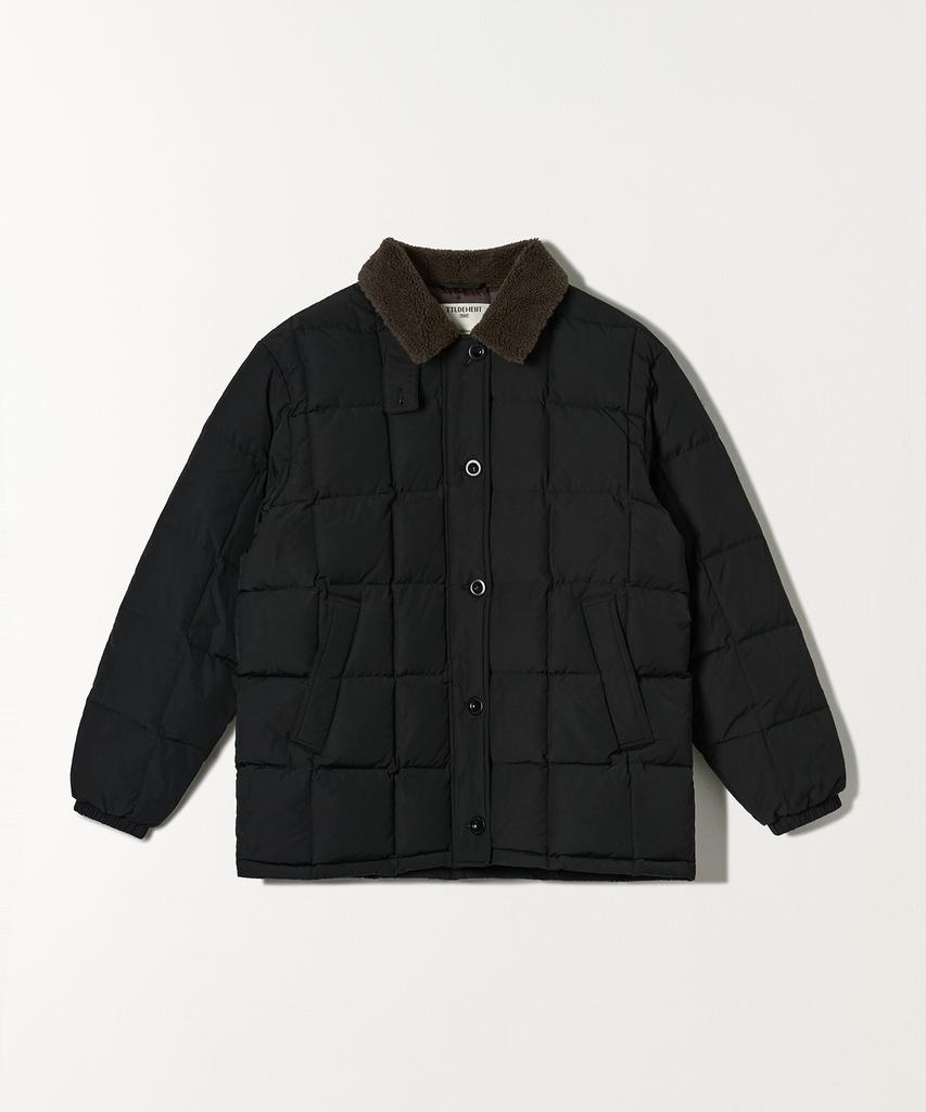 Ttudement Fur Collar Down Jumper Black