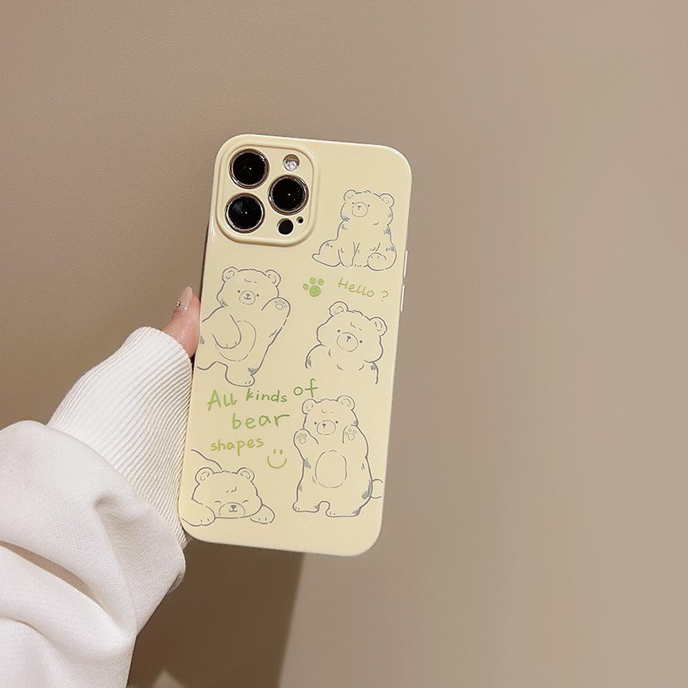 Cartoon Cute Bear Case for iPhone 17 iPhone 17 Pro Max