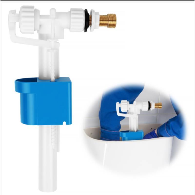 1/2 Brass Thread Side Entry Toilet Fill Valve Air Gap Anti-backflow Toilet Flush System Spare Part