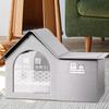 Casa Rinfrescante per Animali Domestici Aria Condizionata Gatto Rifugio Rinfrescante Dormire Pieghevole Gabbia per Gatti Impermeabile Casa per Gatti Per Cortile Forniture per Animali Domestici