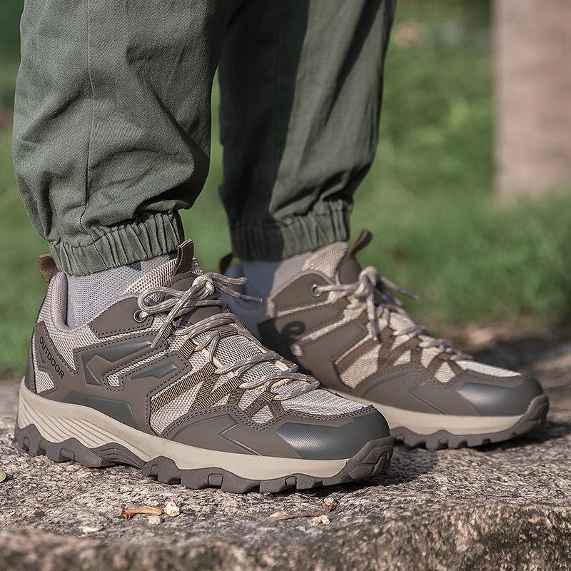 Men's Outdoor Hiking Shoes Hiking Off-road Mesh Breathable Wear-resistant Non-slip Size 36-46 Couple Sneakers