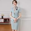 Women's Short Sleeve Professional Suit Set