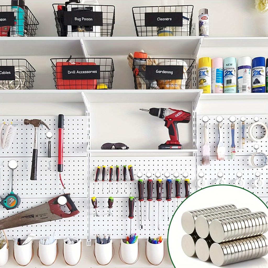 10/20/50 Stück 15x3mm Ultra-Dünne Magnete – Klebescheiben für Küche, Türen & Büroorganisation