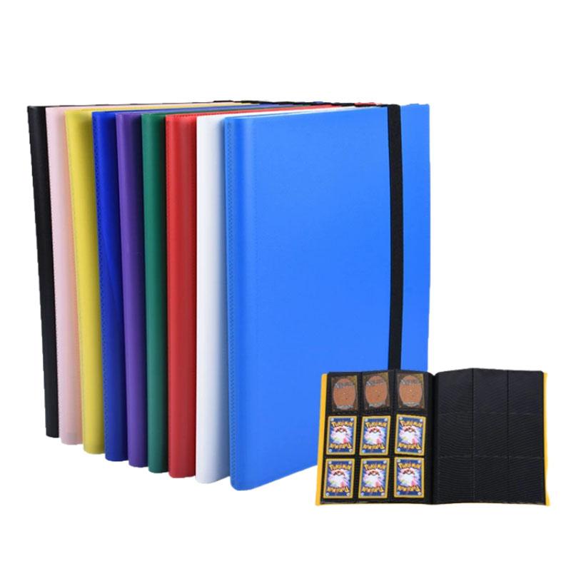 Premium Multi-Pocket Sammelkartenordner-Fasst 160/360/480 Karten-Strapazierfähiger PP-Einband-Ideal für Basketball-, Fußball- und Sportkarten