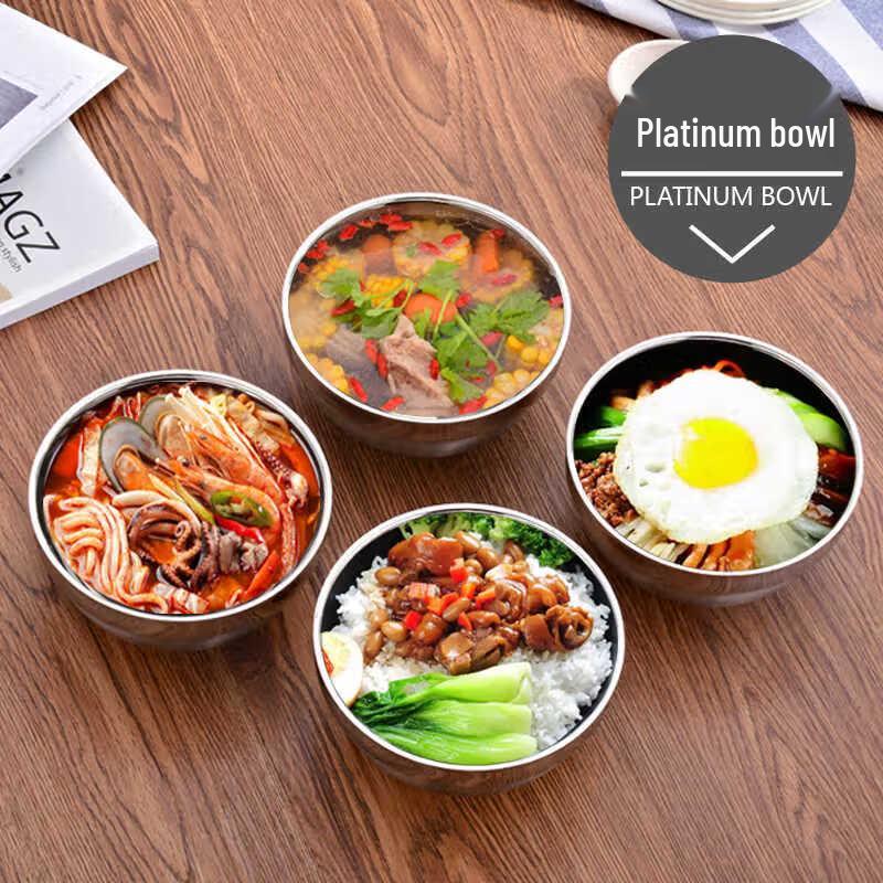 15cm Insulated 304 Stainless Steel Rice Noodle Bowl