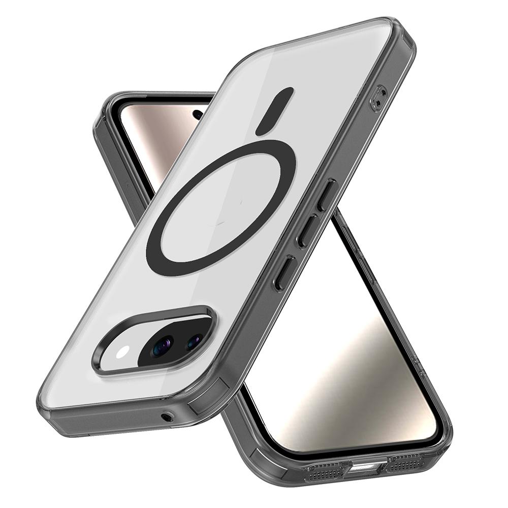Anti-drop Transparent Magnetic Case For Google Pixel 10 10Pro 10ProXL 10A 9A For Wireless Charging Acrylic Cover