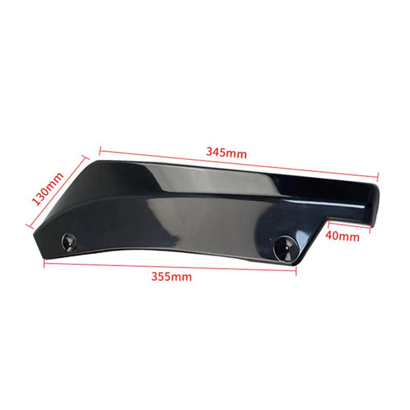 2pcs Rear Bumper Strip Lip Spoiler Diffuser Splitter Scratch Protector Winglets Rear Lip Wrap Angle Splitters Universal
