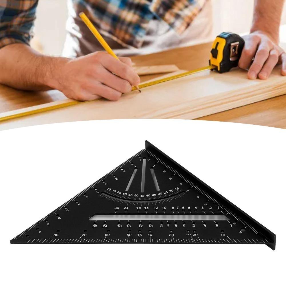 90 Degree Multi Angle Measuring Tool Aluminum Alloy Marking Tool Protractor  Woodworking