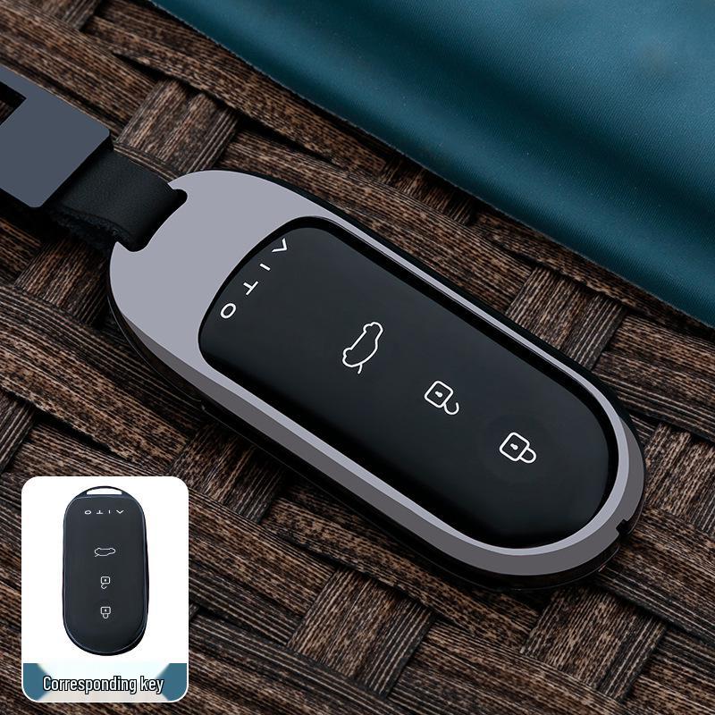 AITO M5 2022 Key Cover: Dedicated Metal Case with Buckle for M7 Seres Model