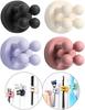 Silicone Toothbrush Holders Waterproof Self Adhesive Multi-Function Hooks Toothbrush Holders