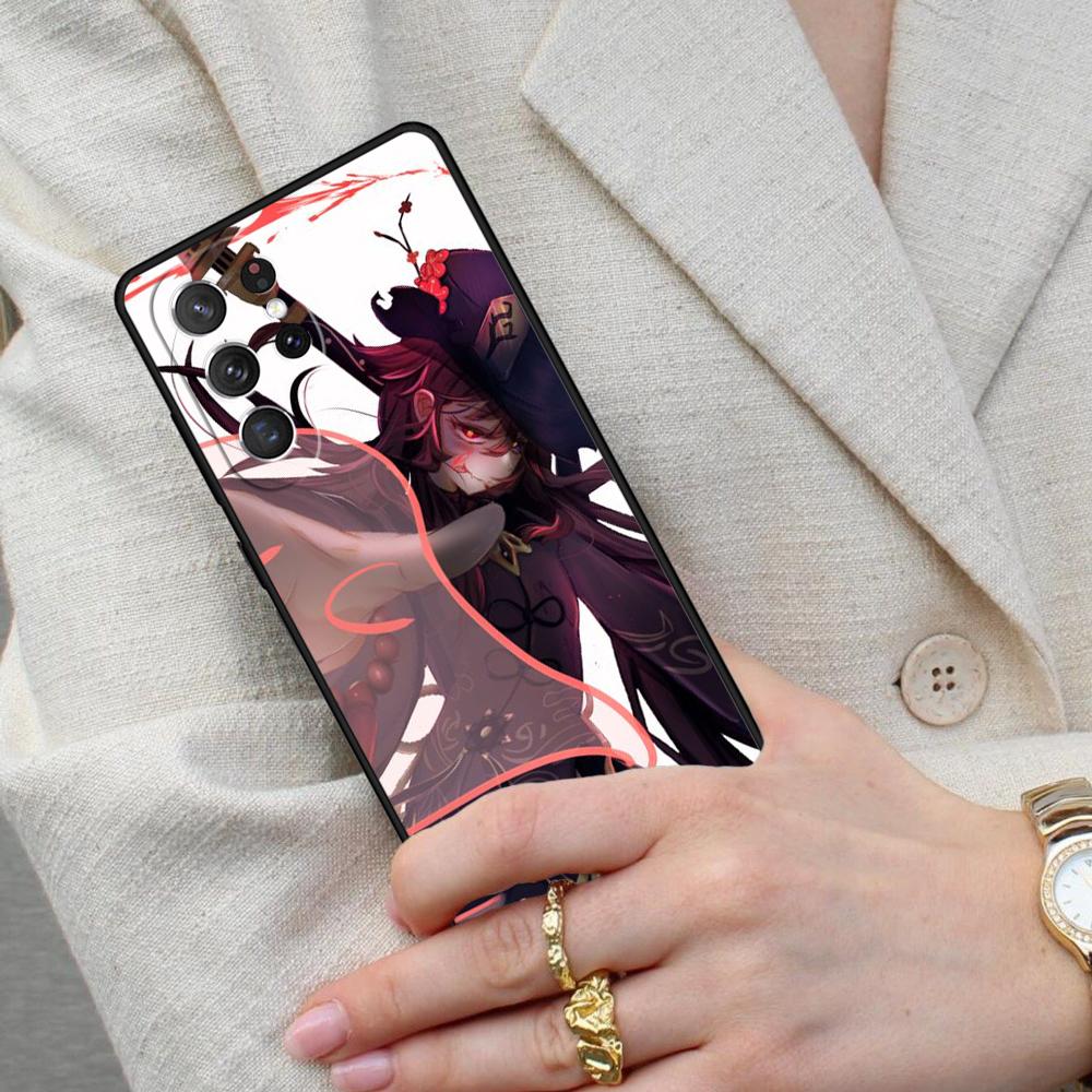 Genshin Impact Hu Tao HuTao Cell Phone Case for Samsung Galaxy S26 Ultra S25 S24 S23 S22 S21 S20 Note10 Cover