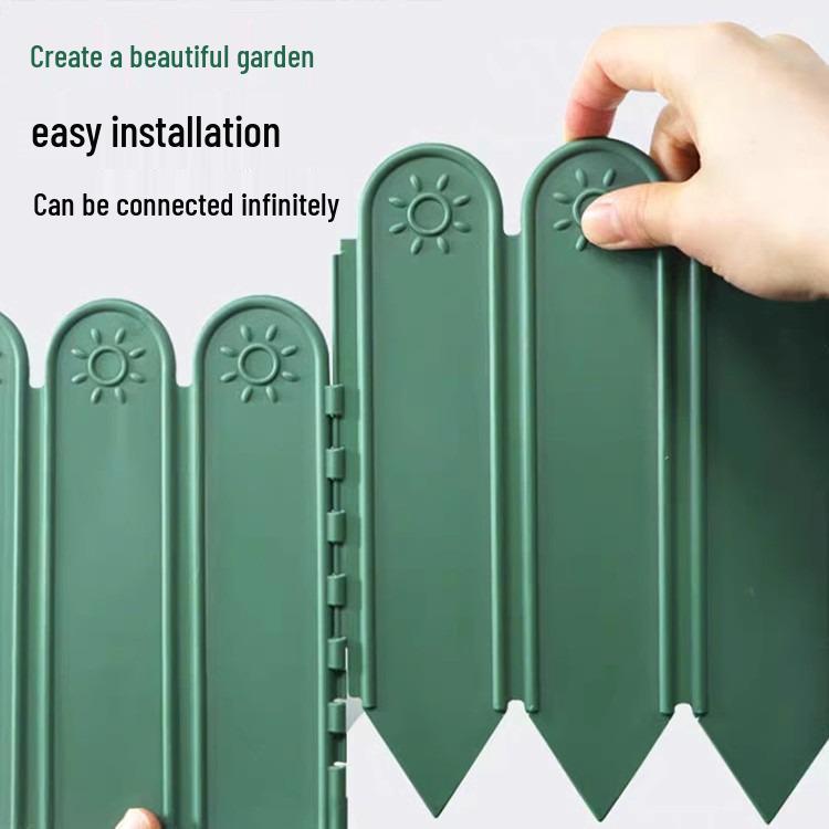 Plastic Garden Fence: Retaining Wall, Flower Bed & Tree Surround