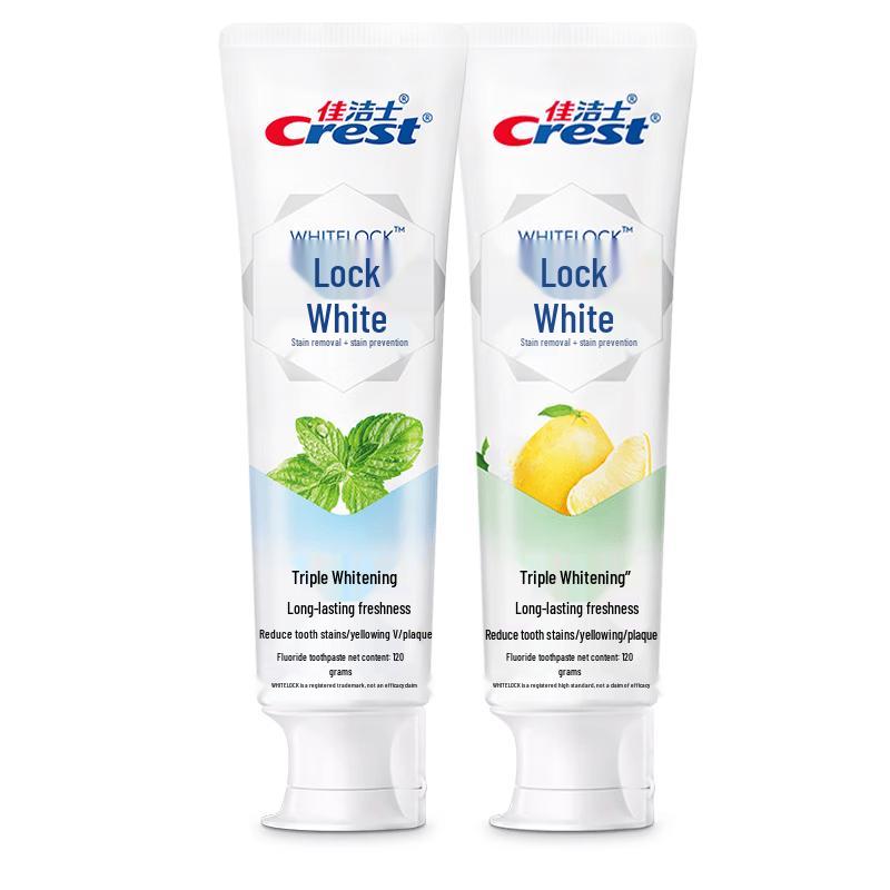 

Crest Dual-Color Whitening Toothpaste Twin Pack