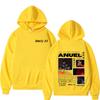 Rappeer Anuel AA Album 2026 Tour Hoodie neutral Fashion Sweatshirts Long-sleeved Loose Casual Hip-hop Pullover Streetwear