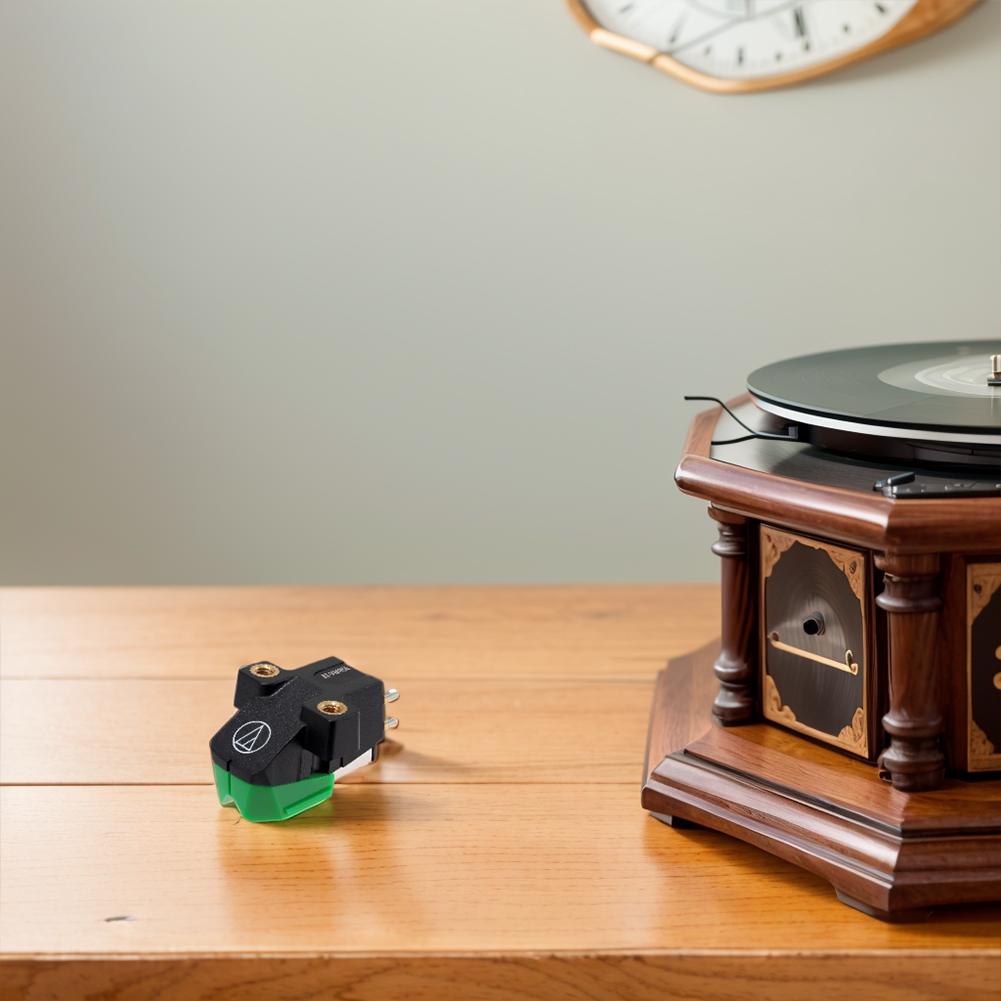 AT-VM95E Dual Moving Magnet Turntable Cartridge VM Stylus Moving Magnet Stereo Cartridge Stylus for Vinyl Record Player