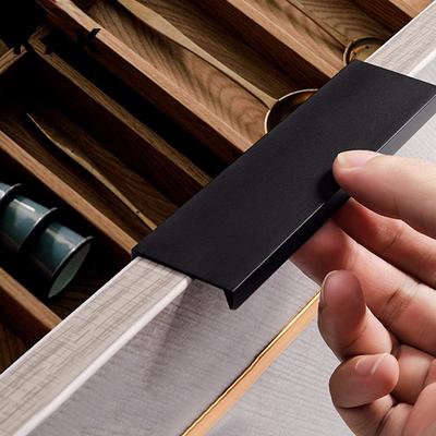Hidden Cabinet Handles Kitchen Cupboard Pulls Drawer Knobs Bedroom Door Furniture Handle
