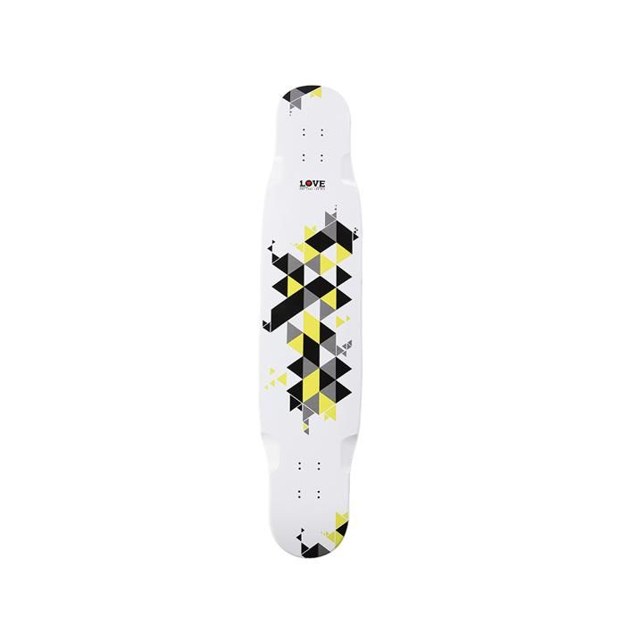 Deck Tapete 44 - Couleur Citron Noir - 1 Love Boards