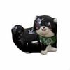 Japanese Dog Chopstick Rest Creative Gift Pup Holder Smooth Glaze Finish Cute