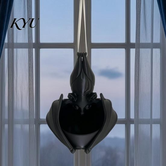 Alternative Gardening Accessories Hanging Bat Planter, Gothic Plant Pot, 3D Printed Unconventional Garden Supplies Halloween Planter for Trailing