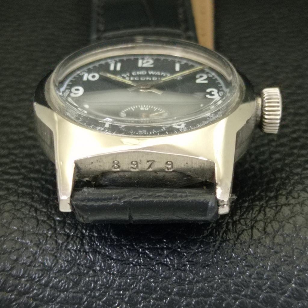 SWISS VINTAGE WEST END WATCH CO HAND-WINDING BOY BLACK DIAL WATCH A701973-1 R207-a701973