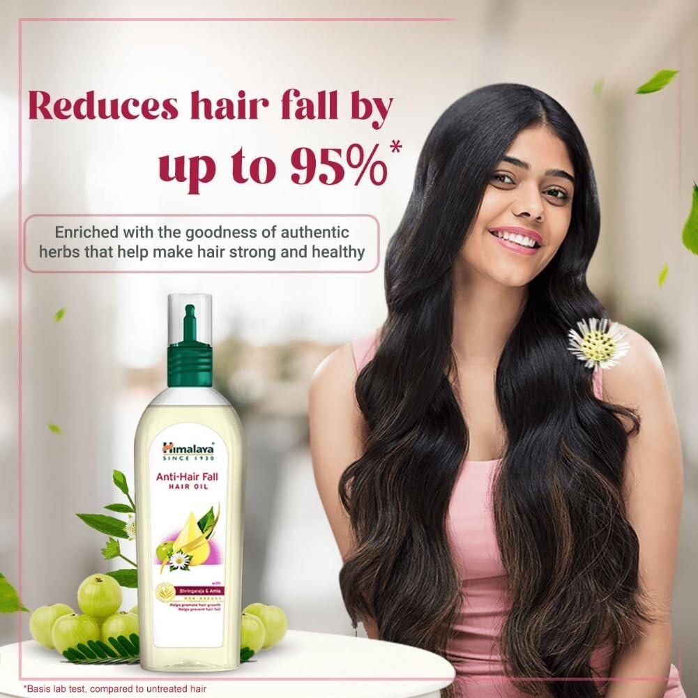 Himalaya Anti-Hair Fall Hair Oil | Non Sticky Hair Oil For Women & Men 200ml