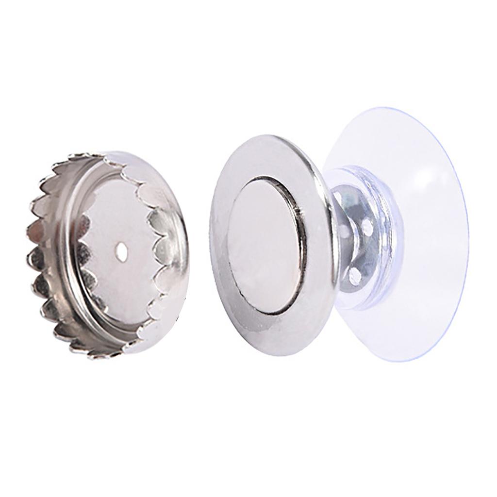 Magnetische Seifenschale Wandmontiert Edelstahl Magnetischer Seifenhalter für Küche Badezimmer Saugknopf