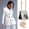 For Samsung Galaxy Z Flip5 5G Case Kickstand Leather+PC Folding Phone Cover with HD Screen Protector/Straps
