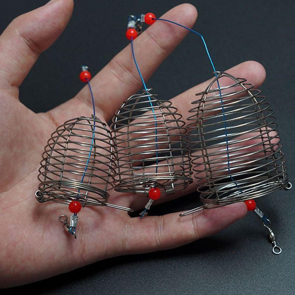 Fishing Tackle Trap Basket Fishing Lure Trap Fishing Bait Cage Food Feeding Aquarium Bait Feeder