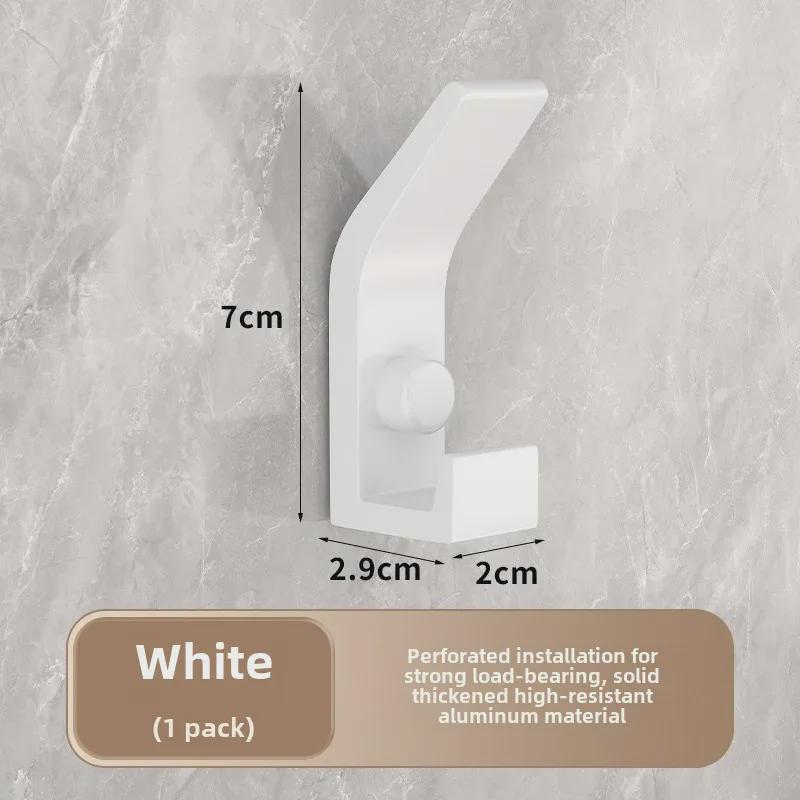 Modern Space Aluminum Single Hook for Kitchen/Bathroom