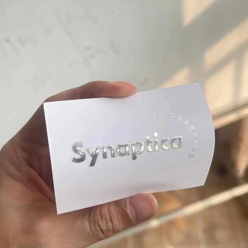 100pcs Stickers Personalized Logo 3D Custom Stickers Shiny Gold UV DTF Transfer Sticker Waterproof Wedding Labels Company Brand 3CM-100PCS