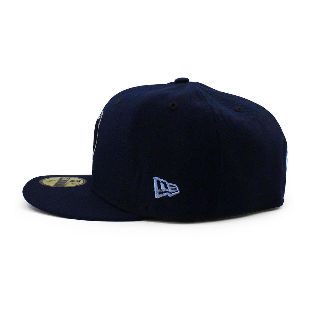 New Era Cap 59FIFTY Memphis Grizzlies NBA Team Basic Fitted Cap Memphis Grizzlies Navy Basketball Yuki Kawamura Ja Morant 5950 Sz 7-18 [Used]