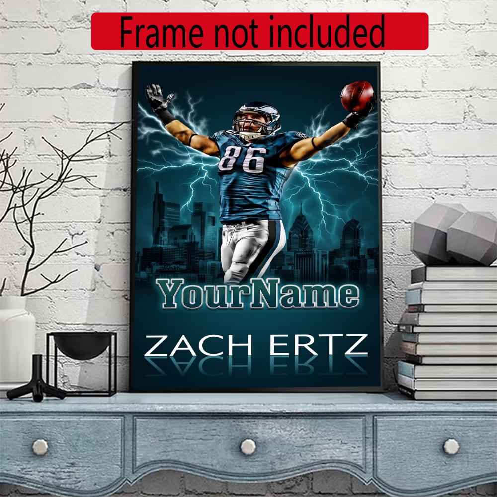 Philadelphia Eagles Personalized Name Diamond Paintings Mosaic Wall Round Diamond Art Painting Kits Embroidery Crystal Accessories Frameless