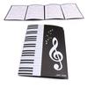 Samcos A4 Size Sheet Music File, 4-Sided, Holds 6 Sheets, Expands To 4 Pages, Writes On, Non-Reflective, Perfect for Sheet Music, Composition, Lessons