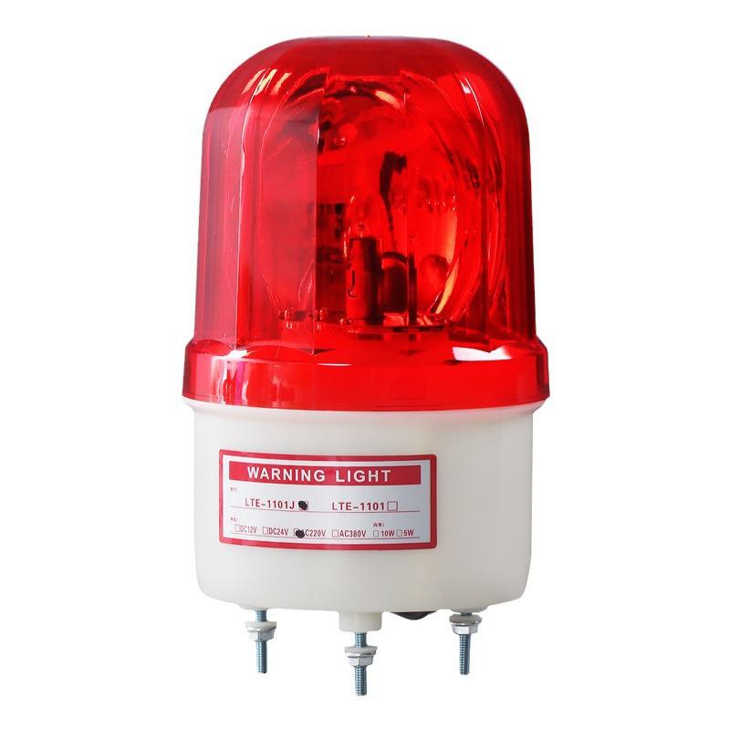 LTE-1101J Rotating LED Warning Light with Red, Yellow, Green Flash and Alarm.