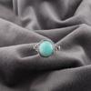Amazonite 925 Sterling Silver Ring, Gemstone Dainty Ring, Handmade Spiritual Jewelry, Women's Ring Gift For Her
