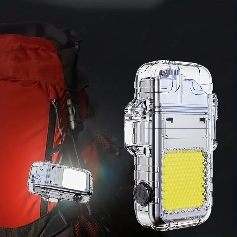 Portable USB Lighting, Rechargeable, Waterproof, Windproof, Outdoor Camping, Barbecue, Survival Tools, Gifts and Gifts