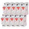 Lot of 10 Circuit Breakers 10a Plg, Ph+n 4.5ka (in 60898) Curve C